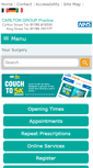 Mobile Screenshot of carltonstreet.nhs.uk